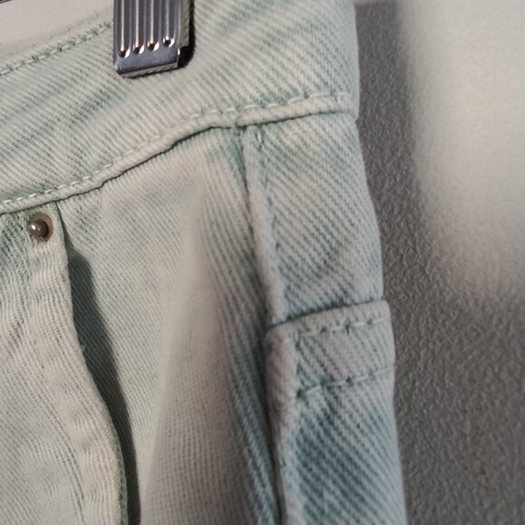 Zara light turquoise barrel fit jeans - Picture 5 of 12